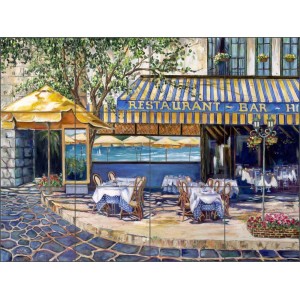 Ceramic Tile Mural Backsplash Cook Mediterranean French Cafe Art GCS010   111979354913